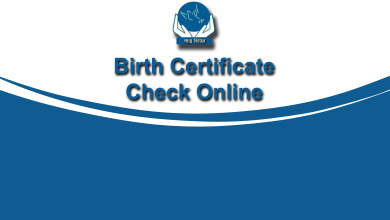 Online birth registration verification